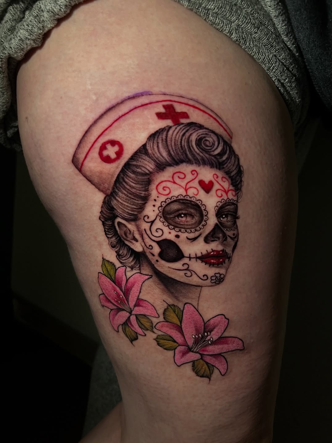 Tattoo by @tatsbysass — realism, chicano