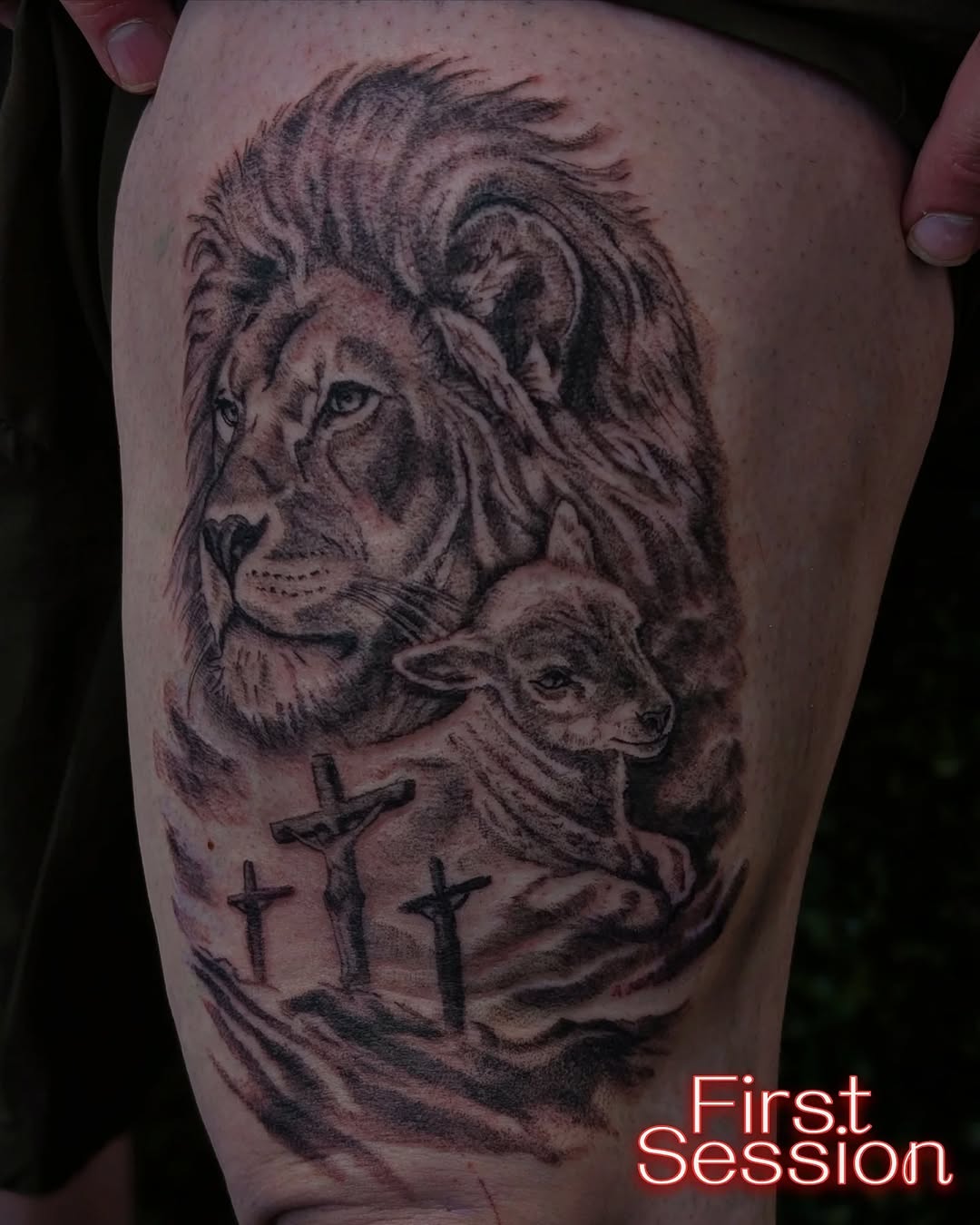 Tattoo by @marlayna6263 — realism, black_and_grey