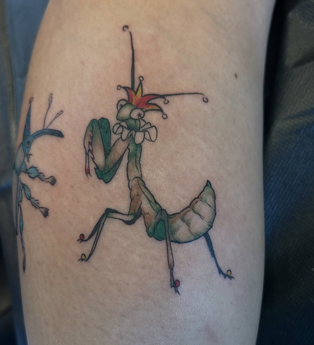 Tattoo by @kingbytradeink — illustrative
