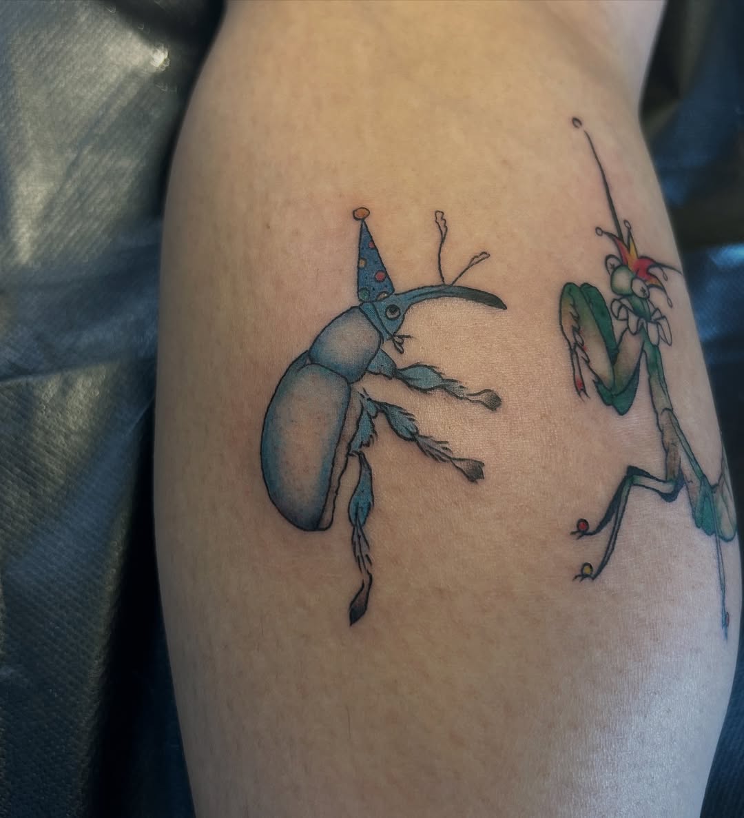 Tattoo by @kingbytradeink — illustrative