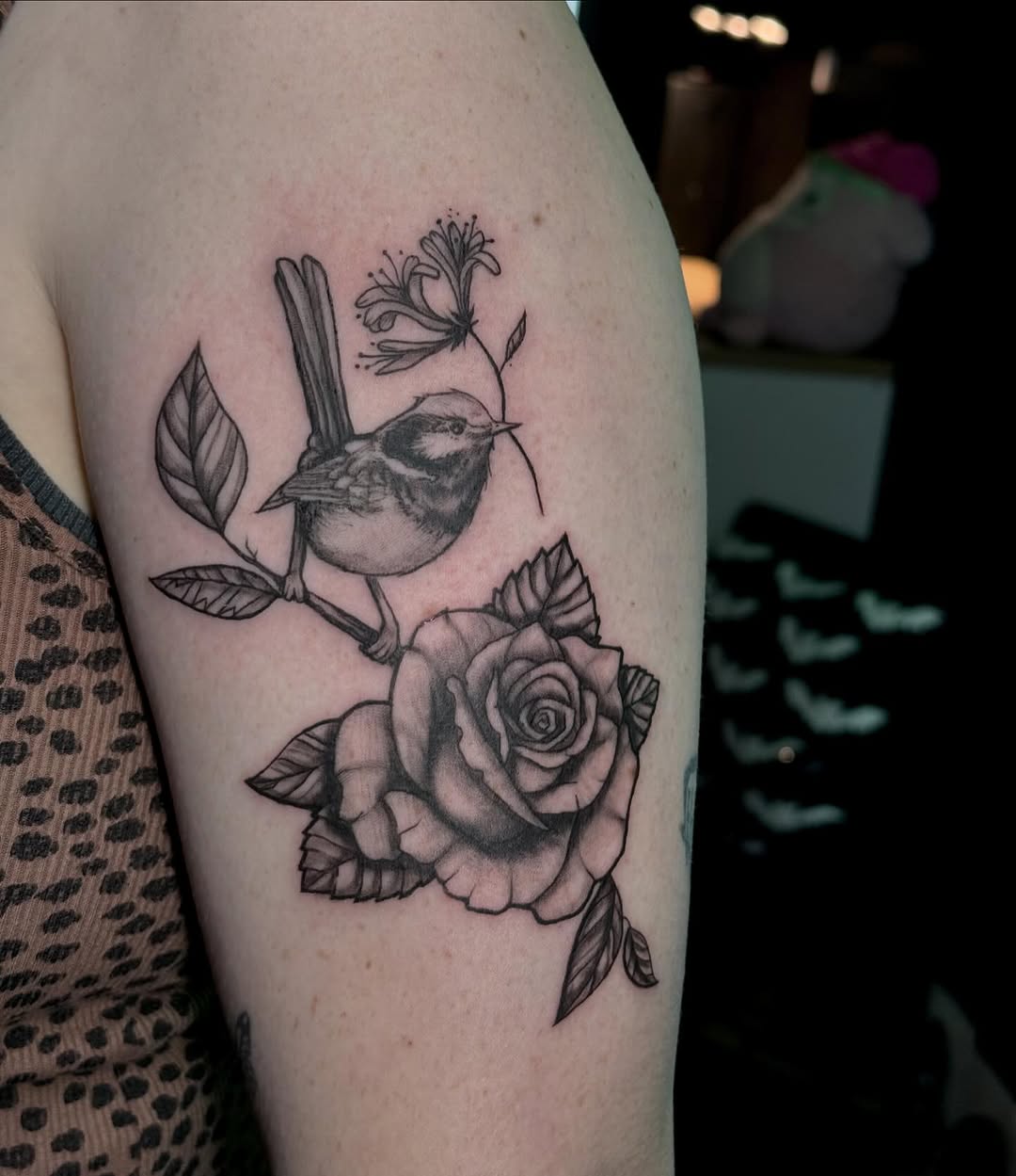 Tattoo by @inkbybugs — black_and_grey