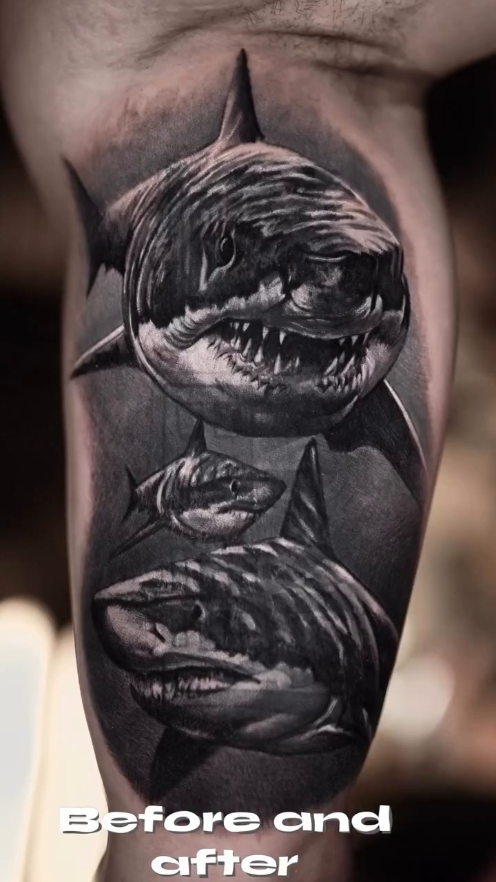 Tattoo by @tat2va — realism, black_and_grey