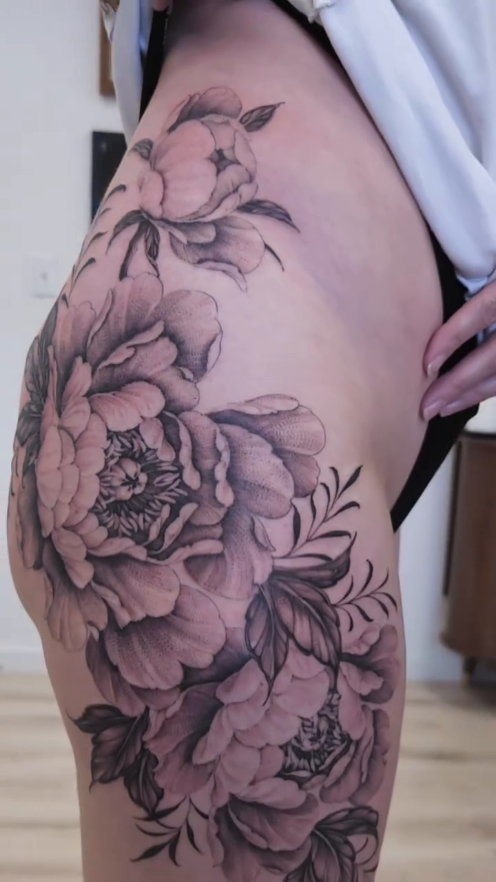 Tattoo by @jordanallredart — black_and_grey, realism