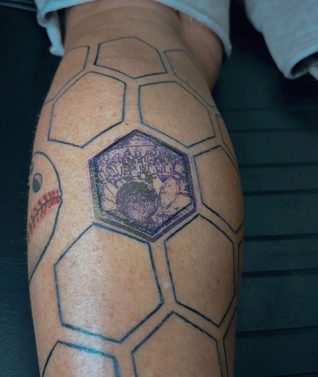 Tattoo by @keely_savage — geometric, blackwork