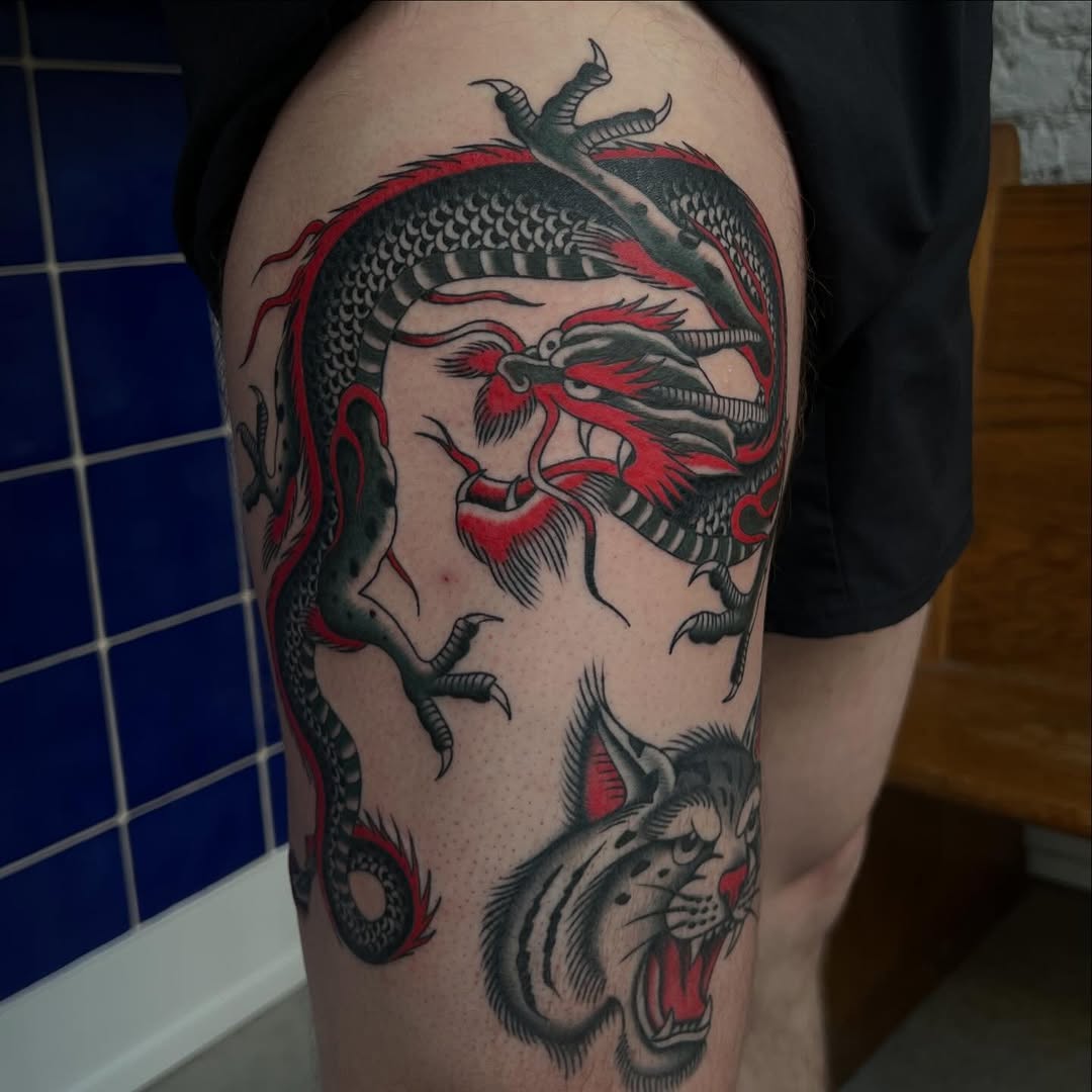 Tattoo by @erae.tattoo โ american_traditional, illustrative