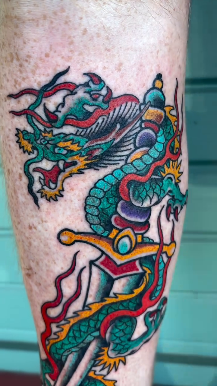 Tattoo by @nickrodintattoo — japanese_irezumi, neo_traditional