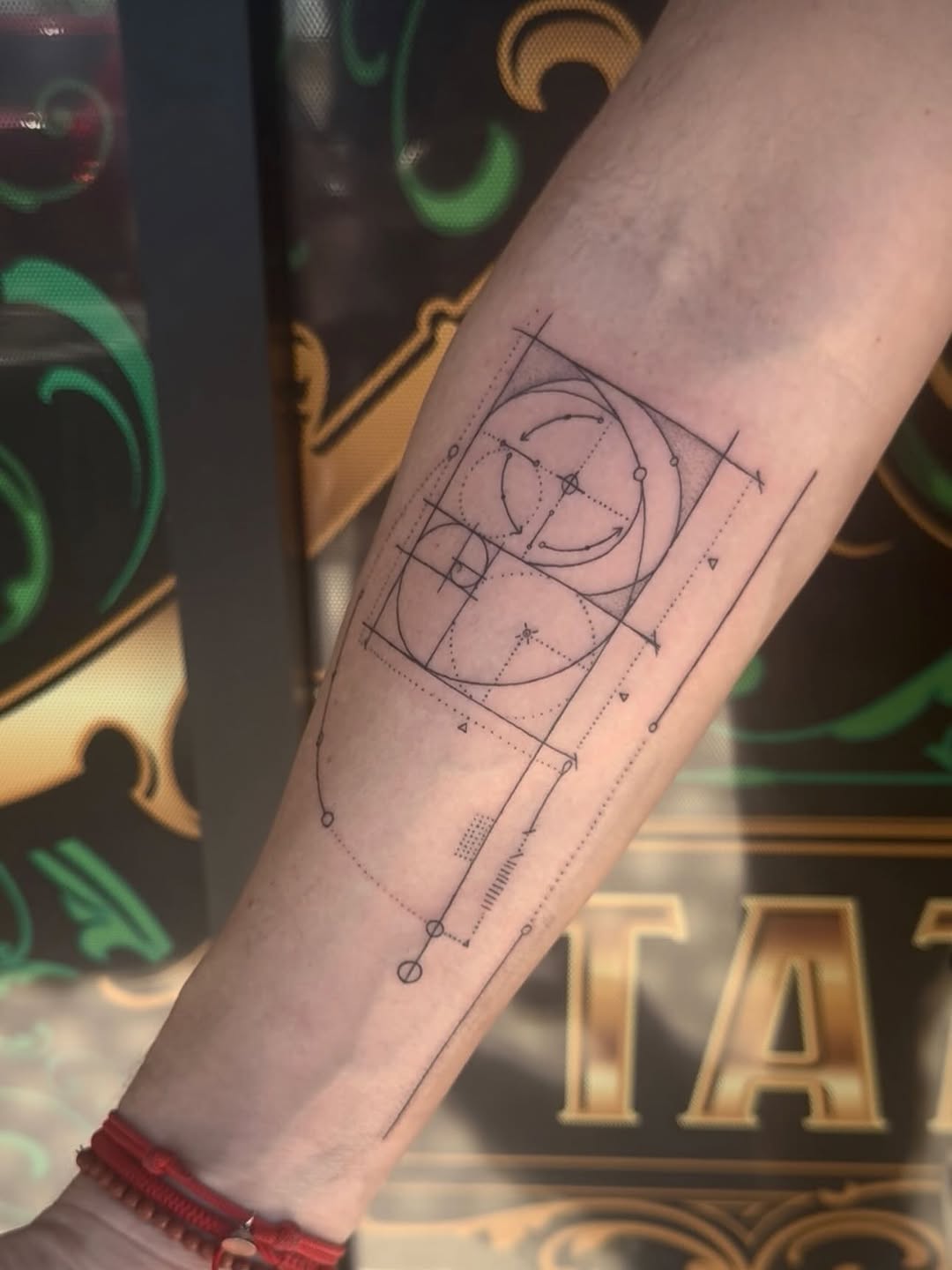Tattoo by @jianna_tattoos — geometric