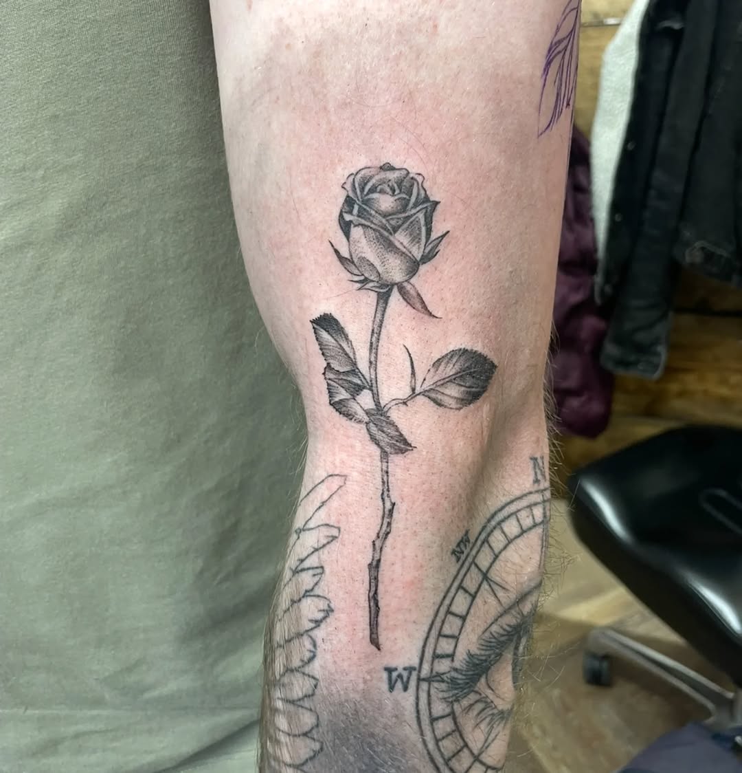 Tattoo by @savinggracetattoos — black_and_grey, realism