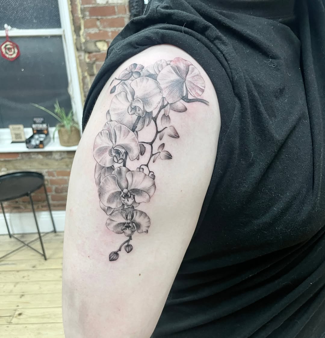 Tattoo by @savinggracetattoos — realism, black_and_grey