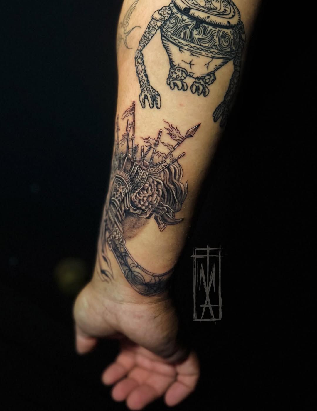 Tattoo by @tattoosbymattarguello โ black_and_grey, realism