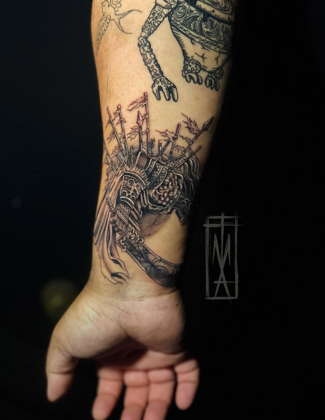Tattoo by @tattoosbymattarguello โ black_and_grey, realism