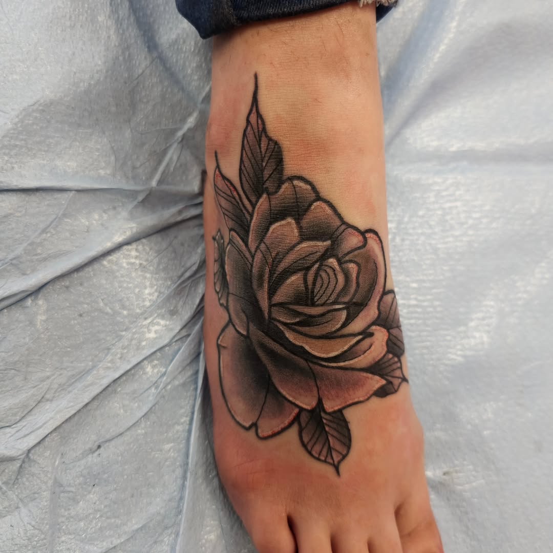 Tattoo by @evandobetattooin — black_and_grey, neo_traditional