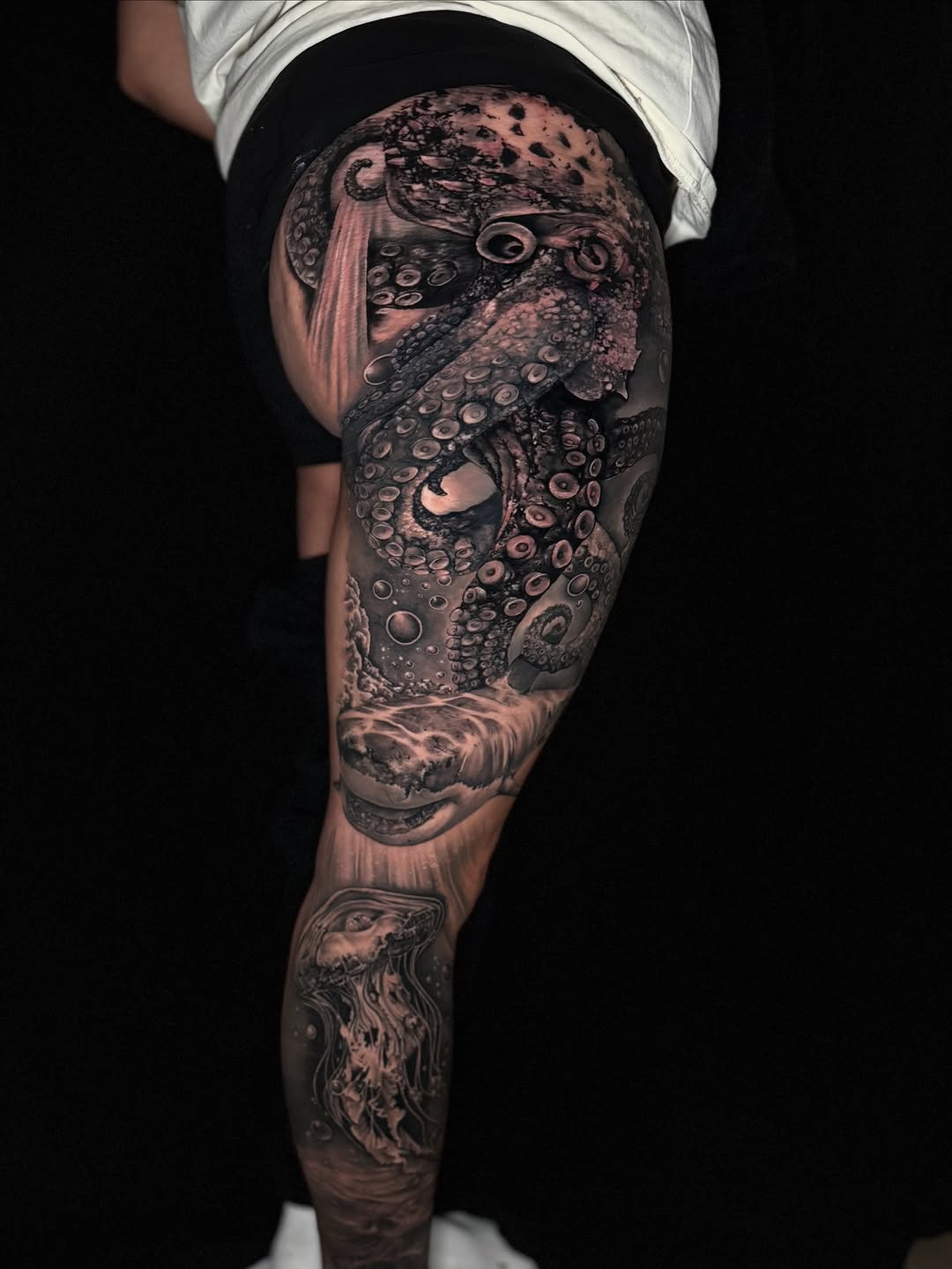 Tattoo by @georgiannaink โ realism, black_and_grey