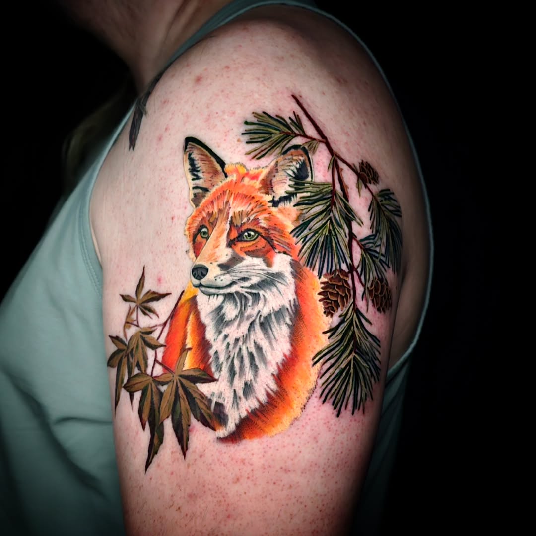 Tattoo by @shar_ific — realism, illustrative