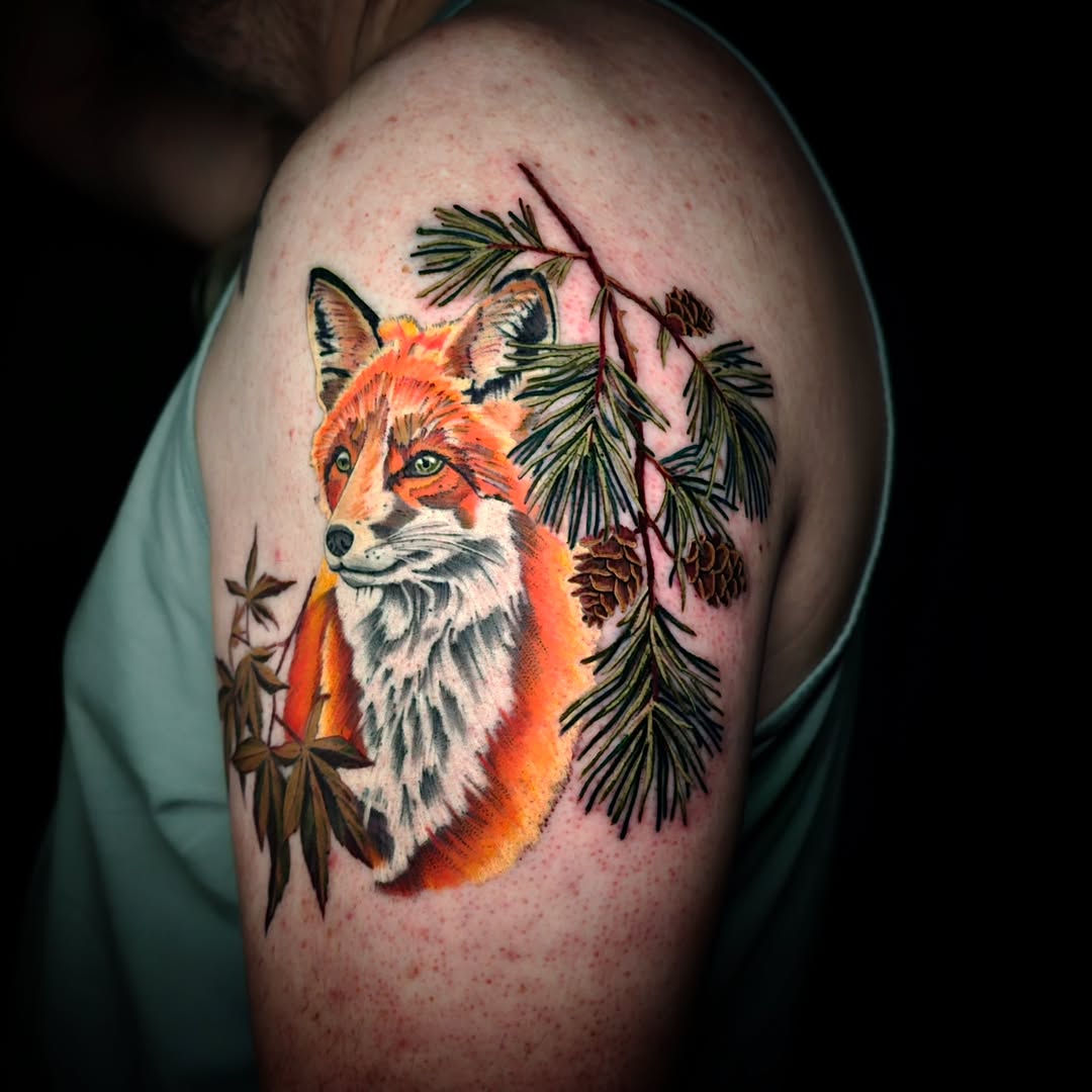 Tattoo by @shar_ific — realism, illustrative