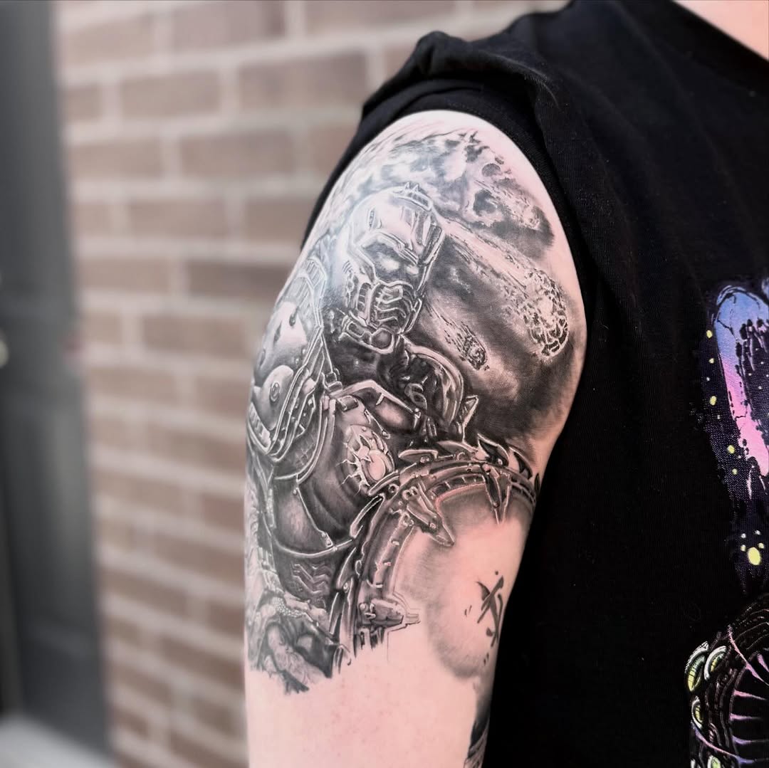 Tattoo by @blakobtattoos โ realism, dark_realism