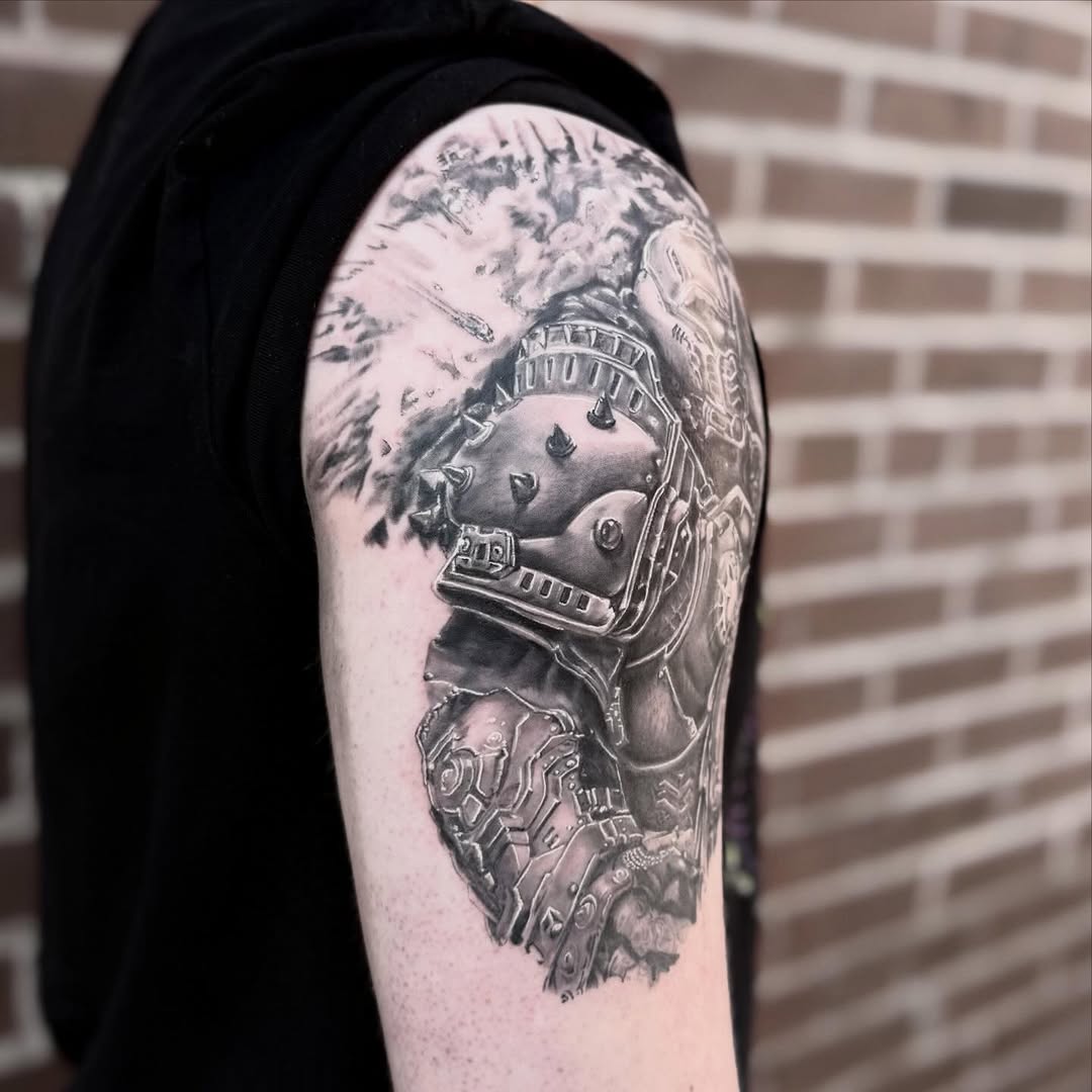 Tattoo by @blakobtattoos โ realism, dark_realism