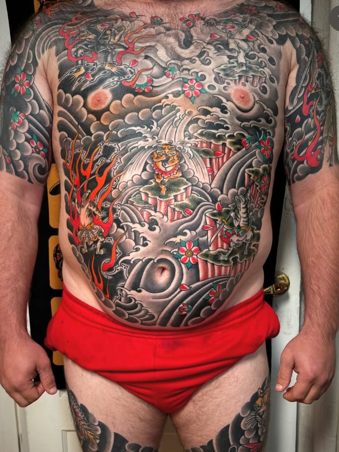 Tattoo by @nicholastidler_tattoos — japanese_irezumi, black_and_grey