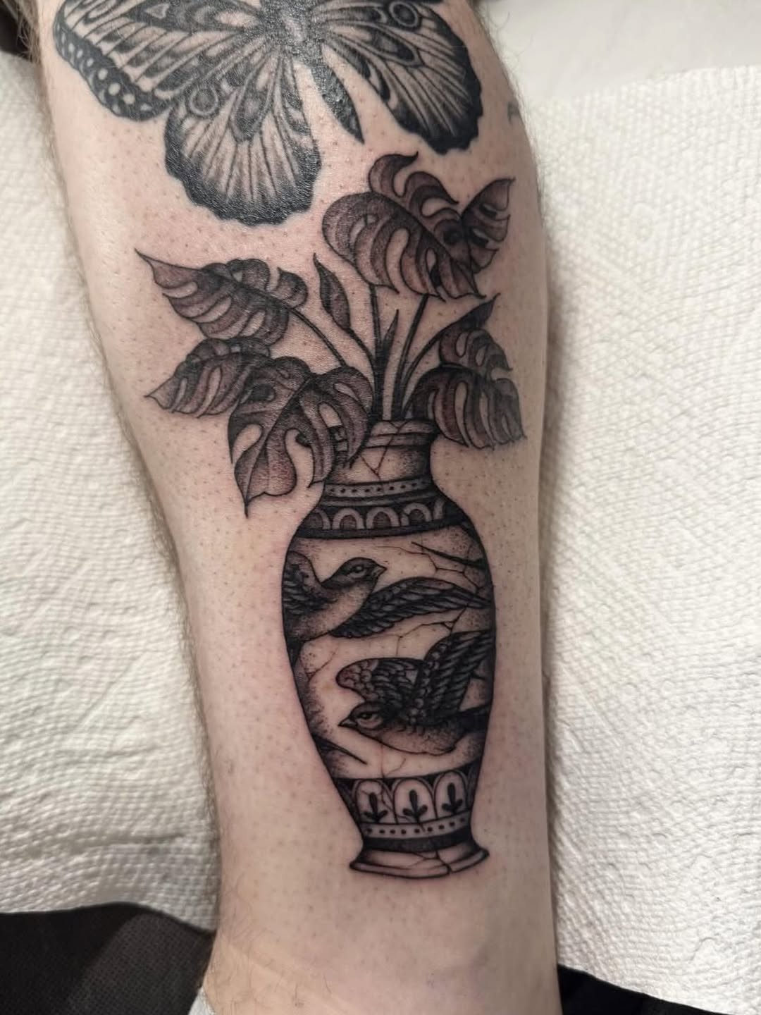 Tattoo by @nicholastidler_tattoos — black_and_grey, realism