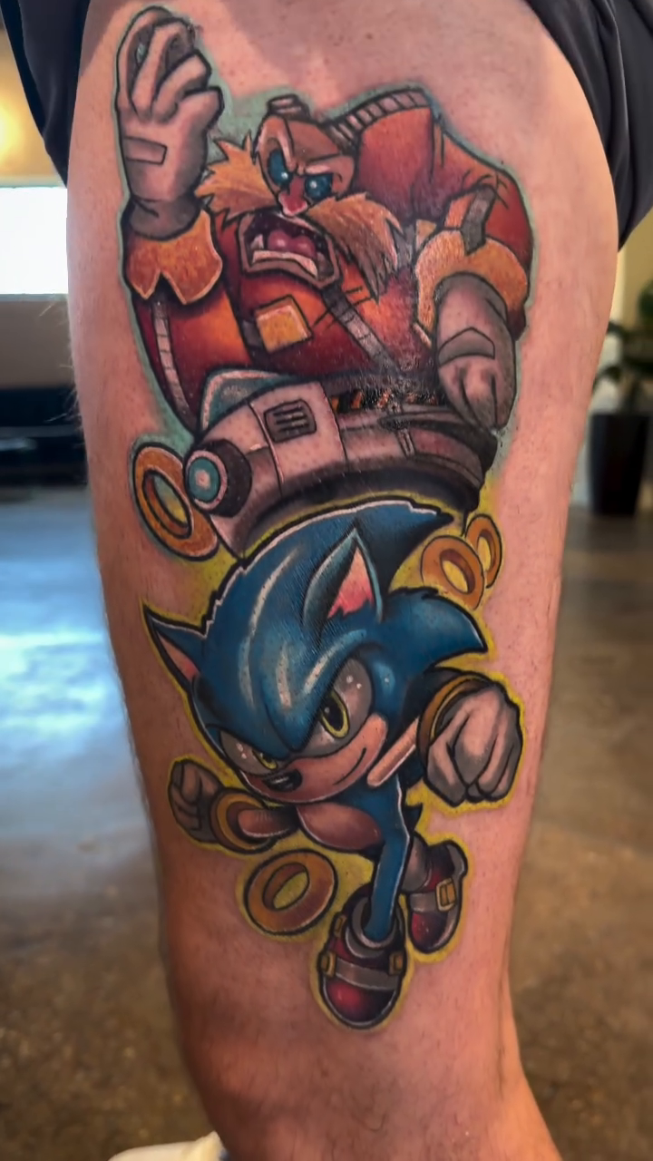 Tattoo by @kodiklotattoos — neo_traditional, anime