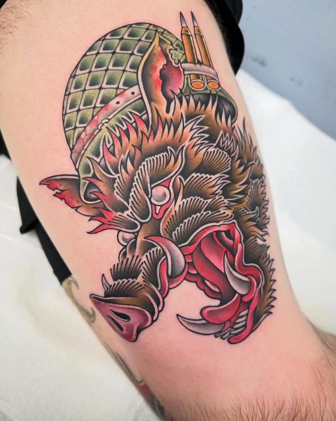 Tattoo by @customtattoosbymark — american_traditional