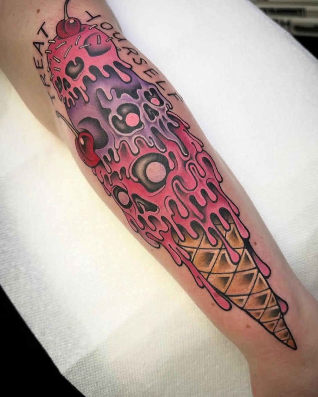 Tattoo by @customtattoosbymark — new_school