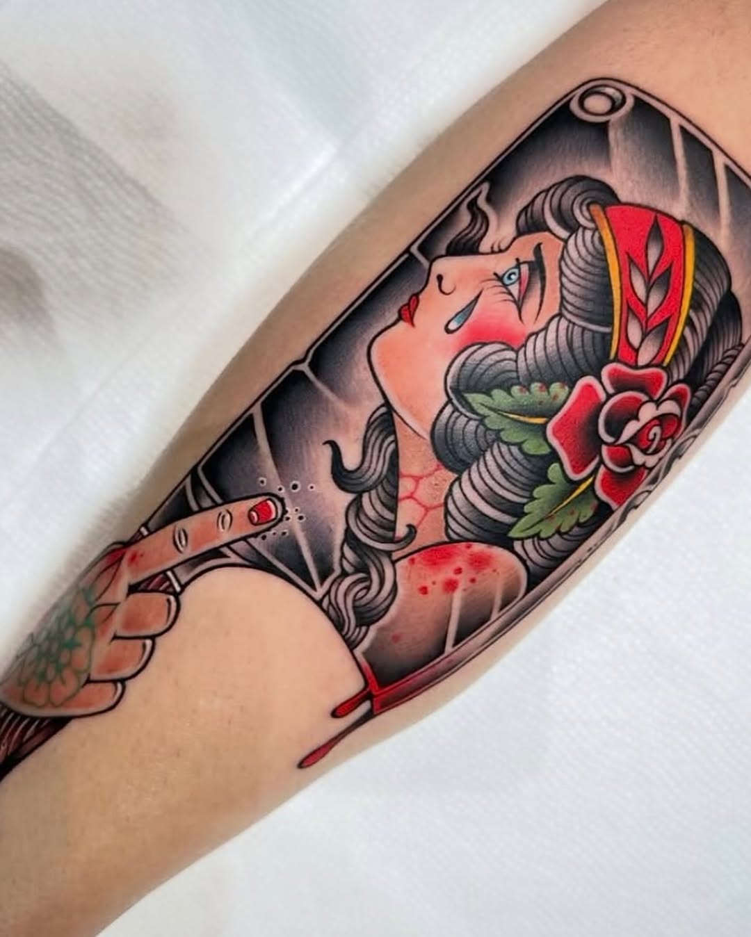 Tattoo by @customtattoosbymark — american_traditional