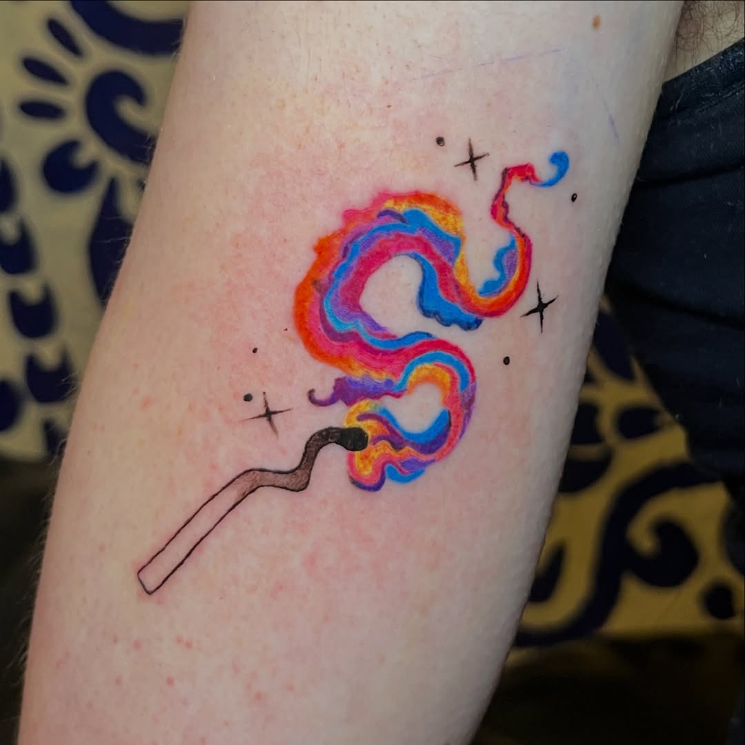 Tattoo by @battlekatgalactica — new_school, watercolor