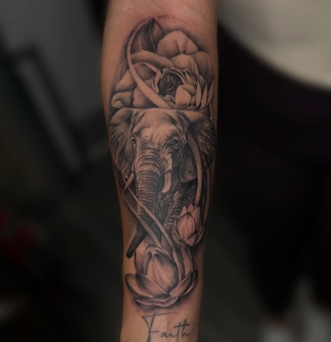 Tattoo by @jocelyntattoos โ realism, black_and_grey