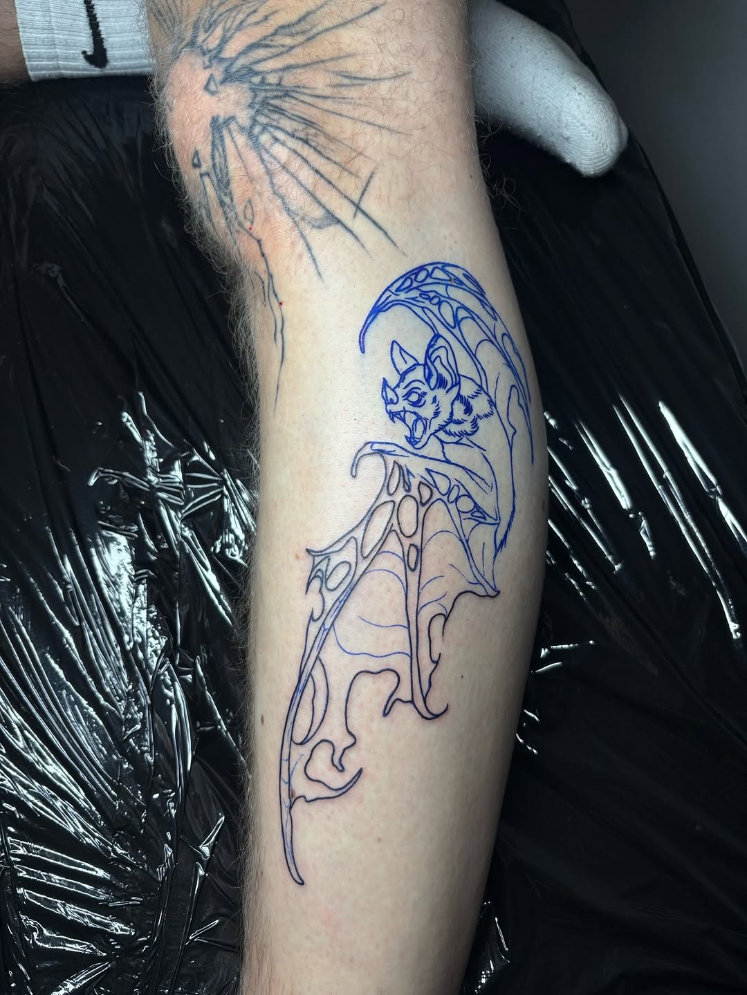 Tattoo by @skam_tattoo — blackwork