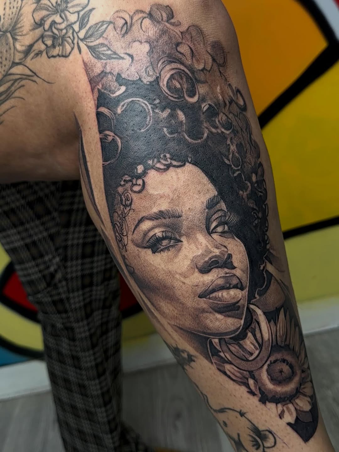 Tattoo by @theartofantonio โ realism, black_and_grey