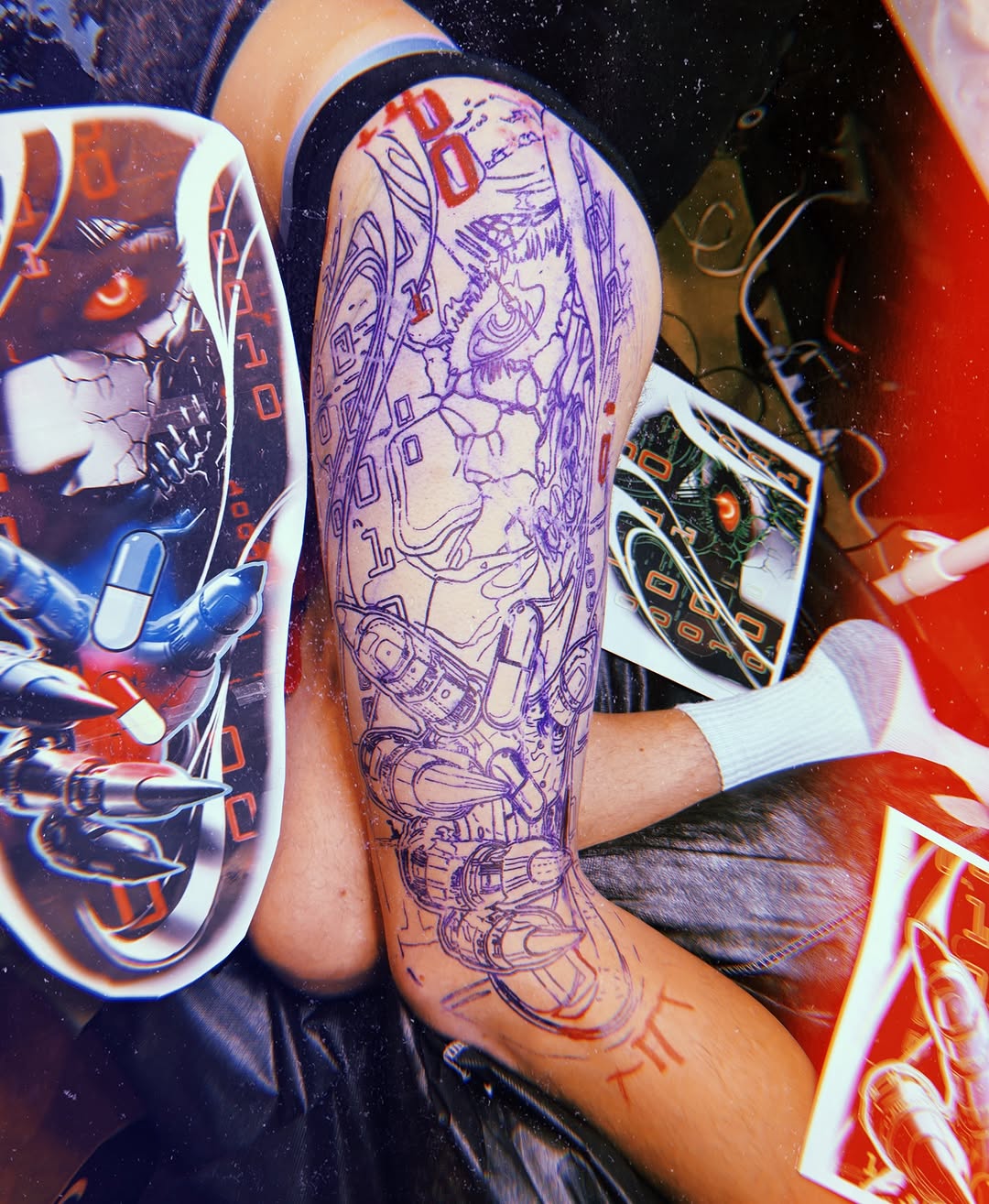 Tattoo by @herna.the.machine — new_school