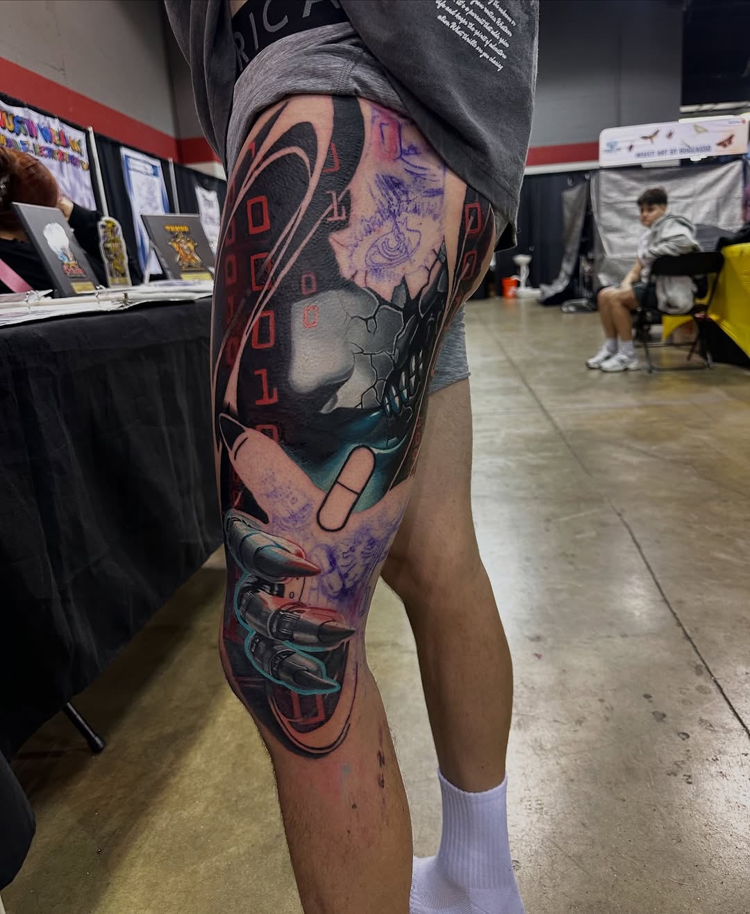 Tattoo by @herna.the.machine — realism, blackwork