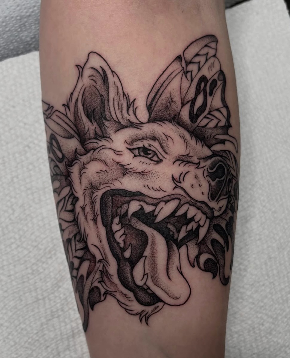 Tattoo by @thursdaybluez β illustrative, black_and_grey