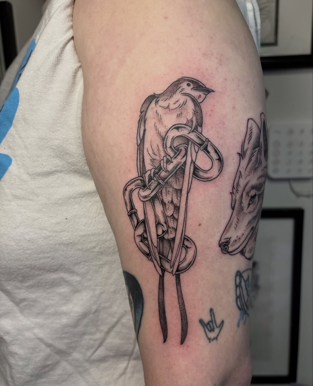 Tattoo by @thursdaybluez β illustrative, black_and_grey