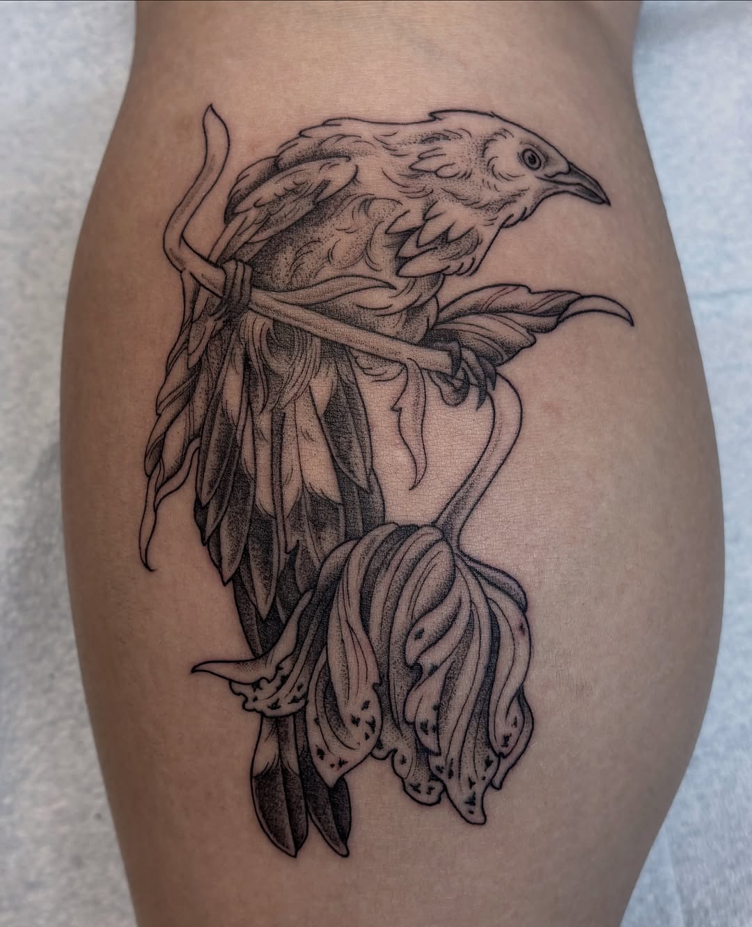 Tattoo by @thursdaybluez β illustrative, black_and_grey