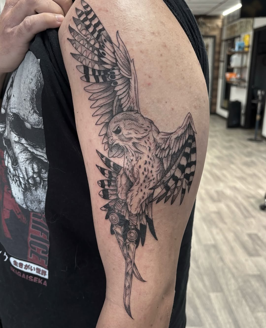 Tattoo by @thursdaybluez β black_and_grey, illustrative