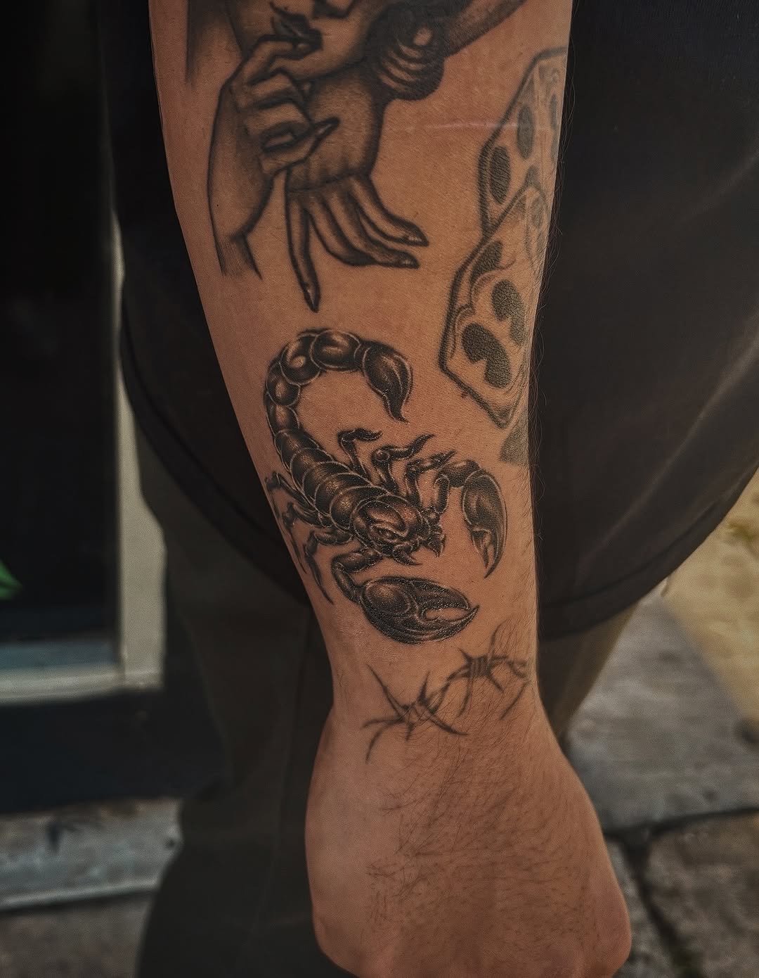 Tattoo by @wizdtattoo — realism, black_and_grey