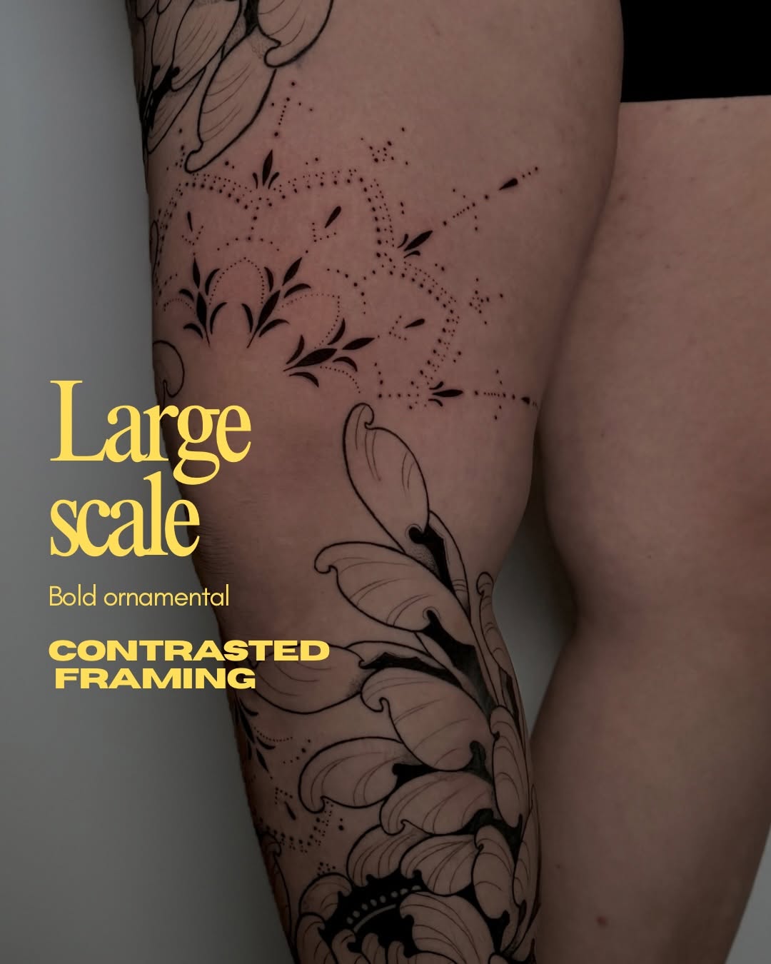 Tattoo by @rachelbelltattoo — ornamental, dotwork