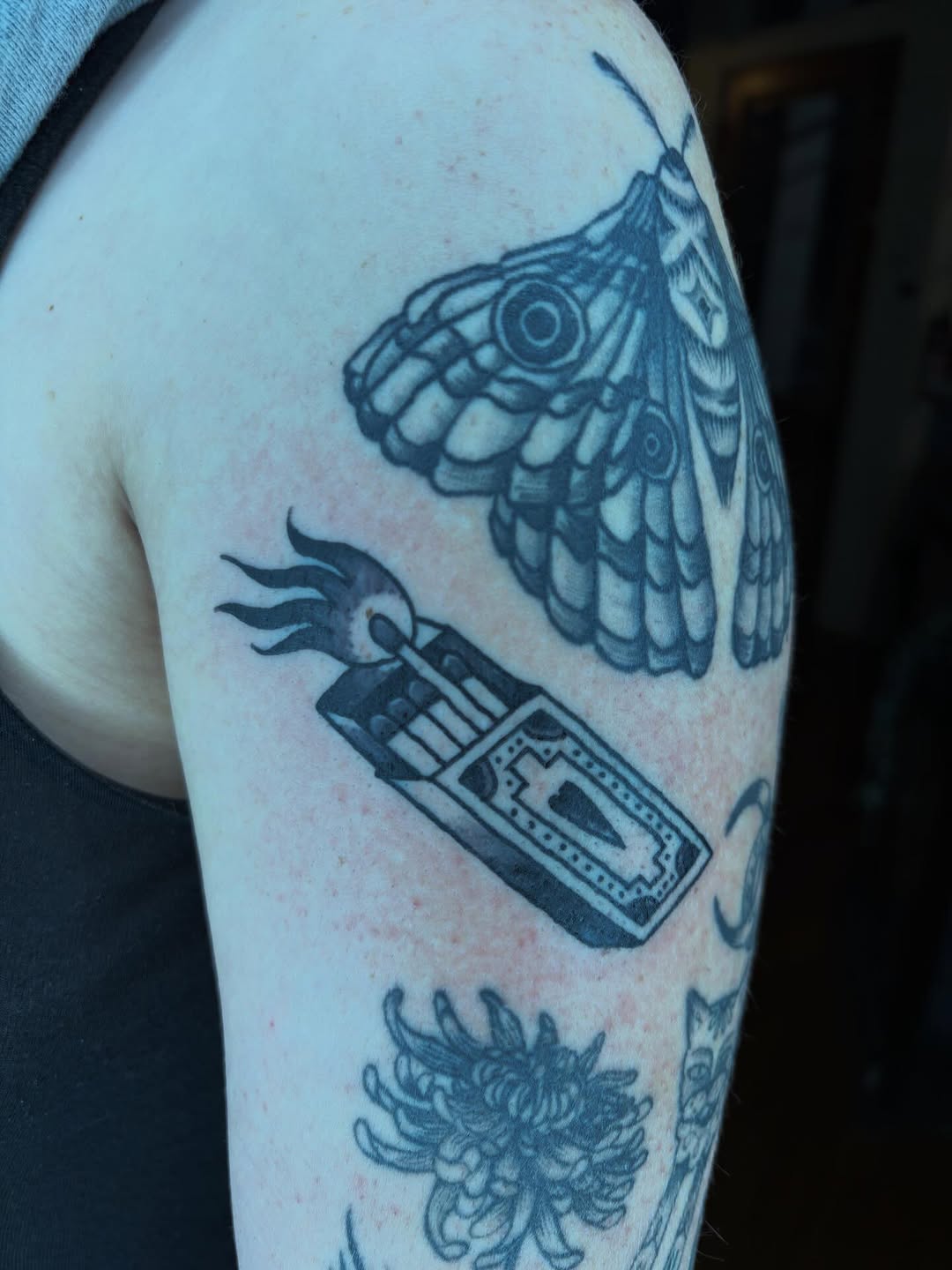 Tattoo by @easy_peezy_pokes โ black_and_grey, realism