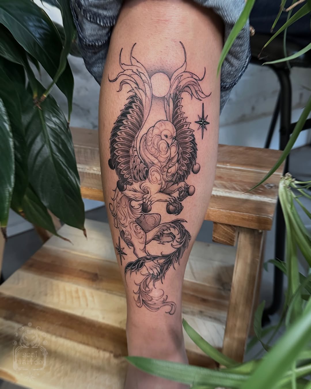 Tattoo by @scaitattoo โ black_and_grey, illustrative