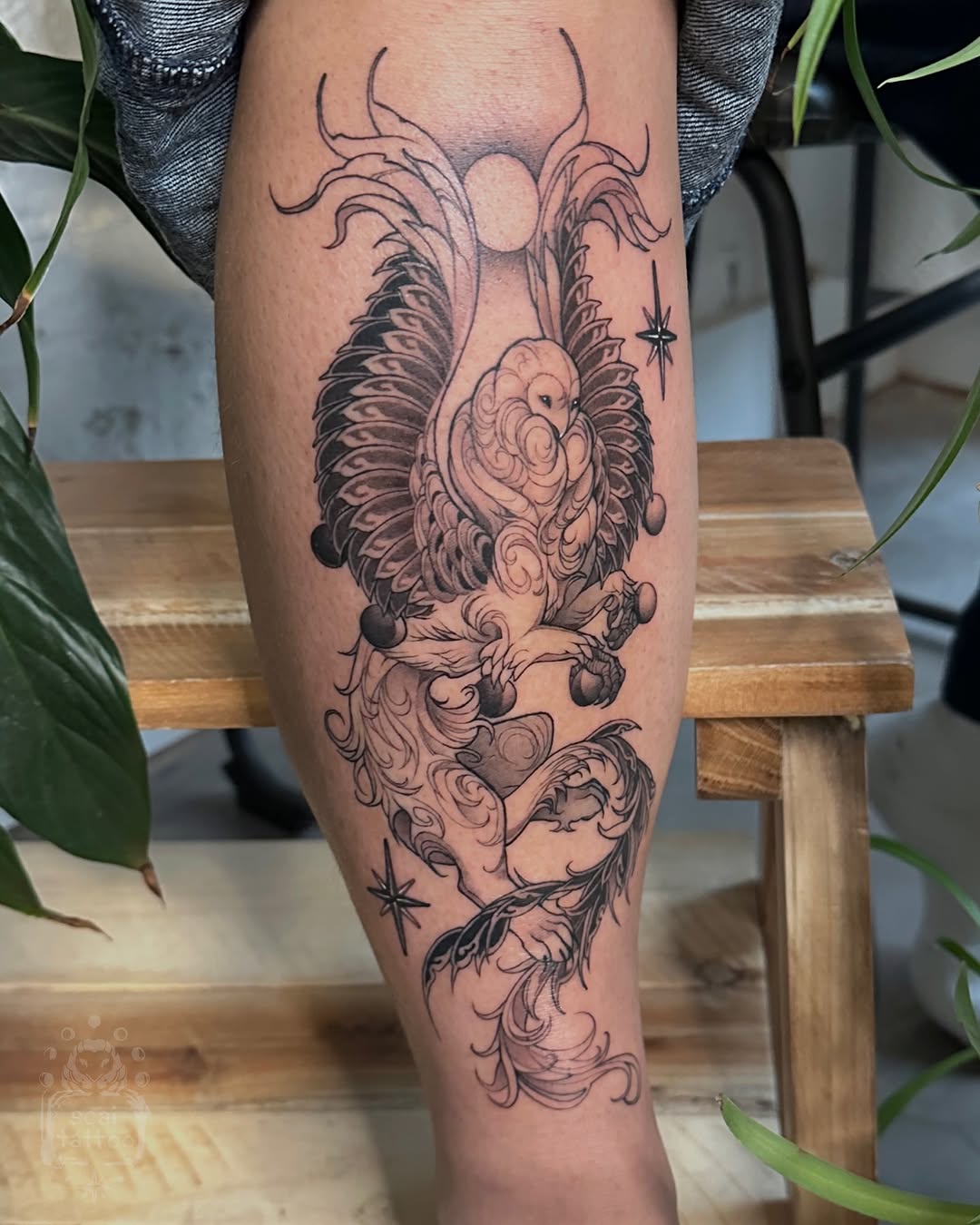 Tattoo by @scaitattoo โ black_and_grey, illustrative