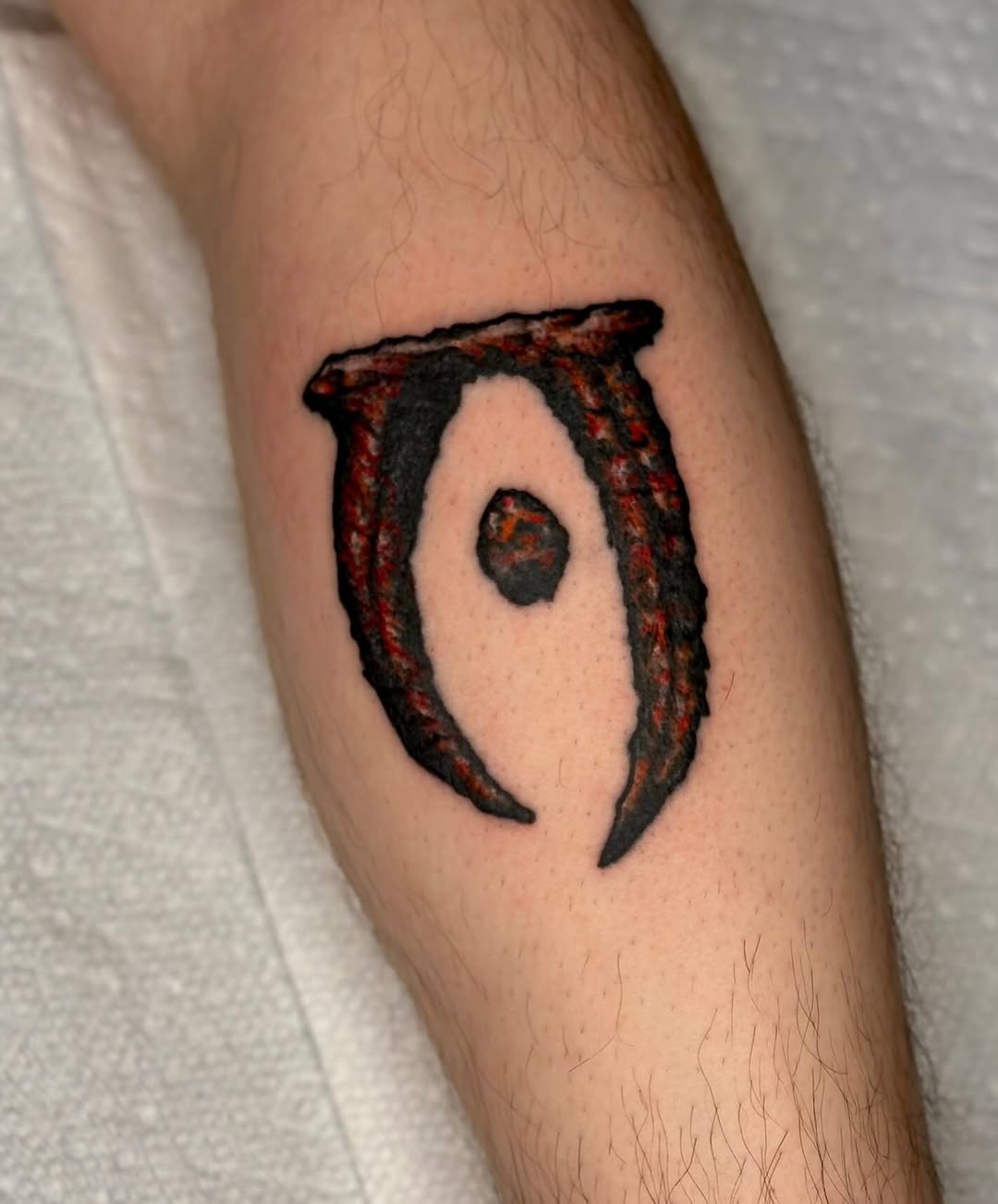 Tattoo by @wizardspire — blackwork, realism