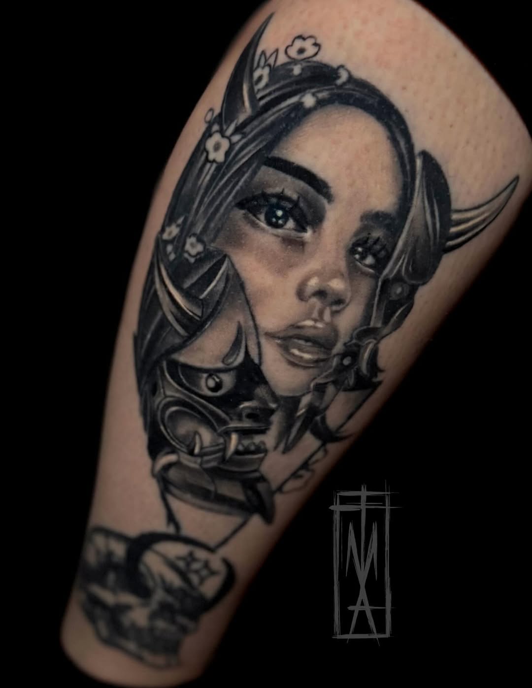 Tattoo by @tattoosbymattarguello โ realism, black_and_grey