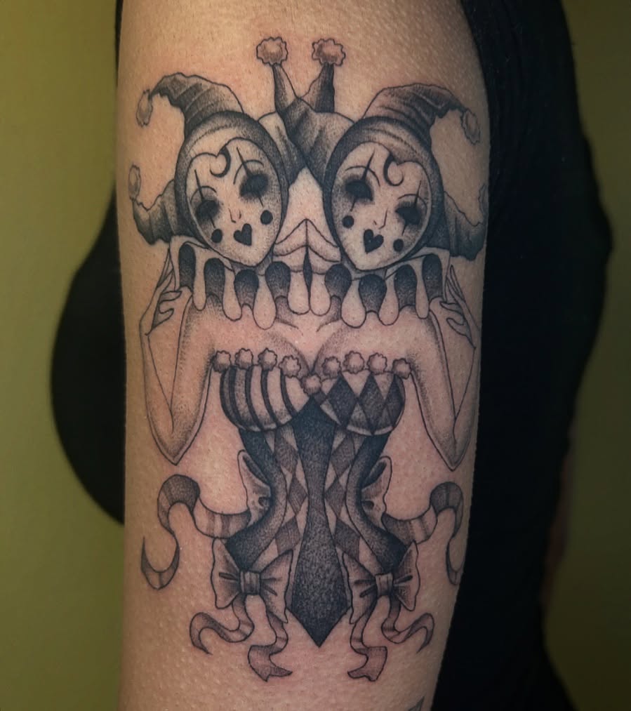 Tattoo by @ghoulysh β black_and_grey