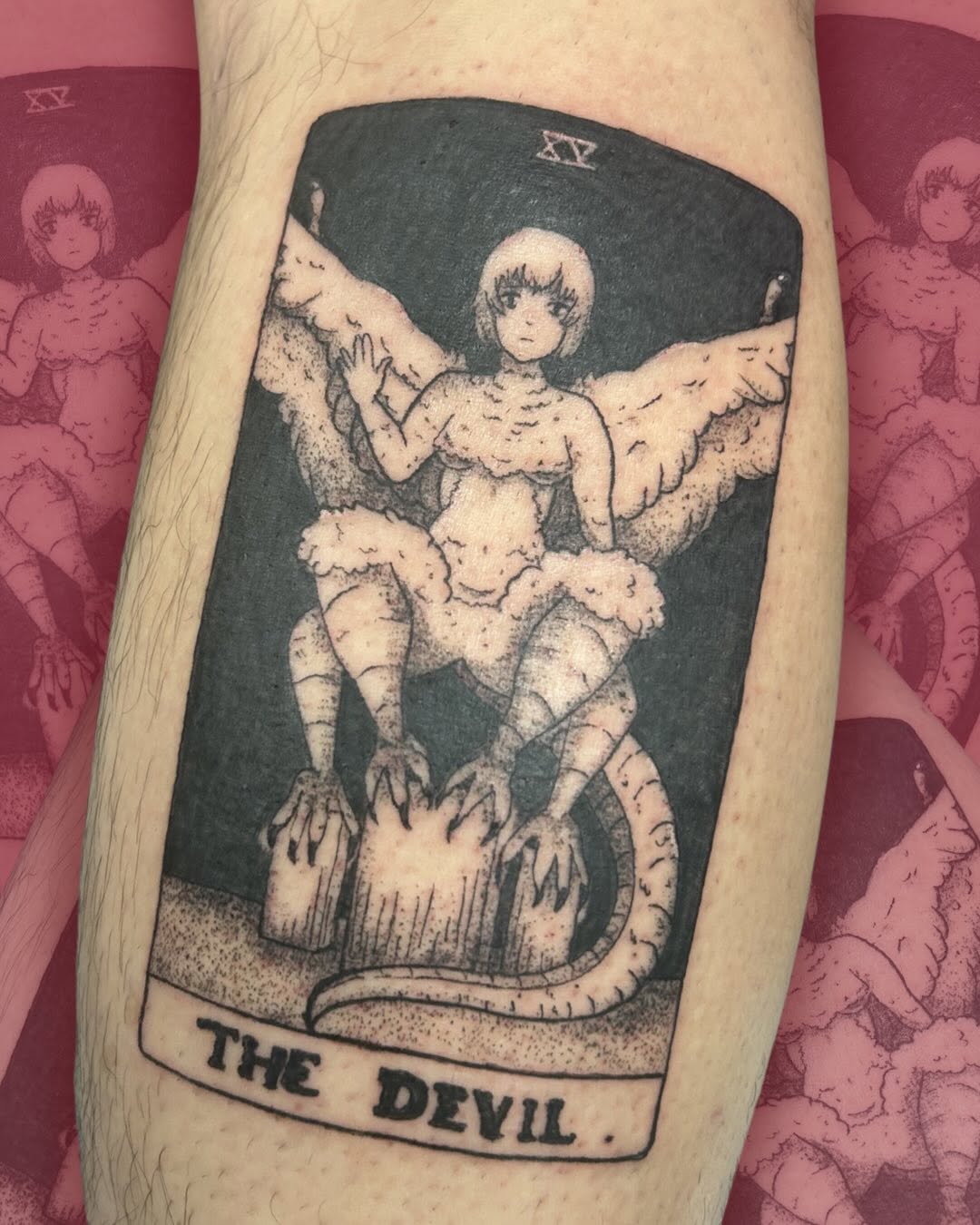 Tattoo by @rilakkaya — black_and_grey, illustrative