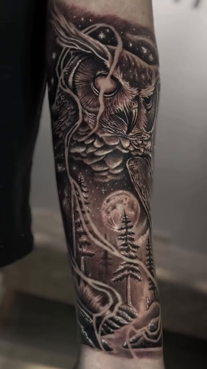 Tattoo by @tattoo_done — black_and_grey, realism