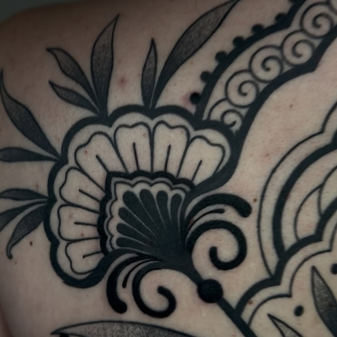 Tattoo by @ofcourseithurts — blackwork, ornamental