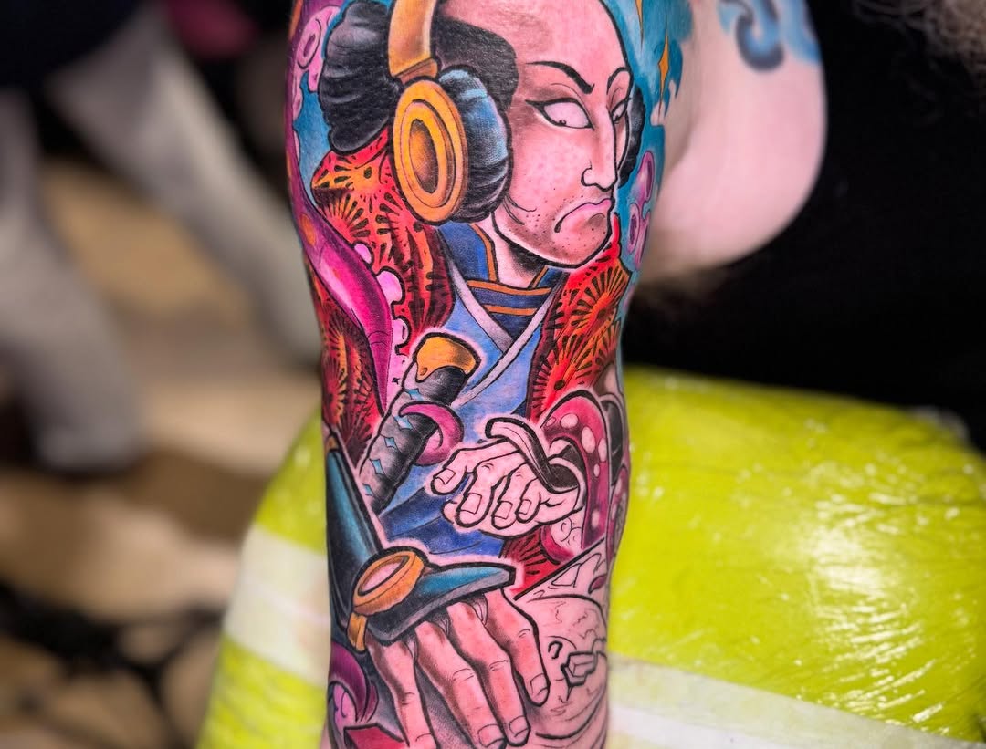 Tattoo by @djauld — japanese_irezumi, new_school