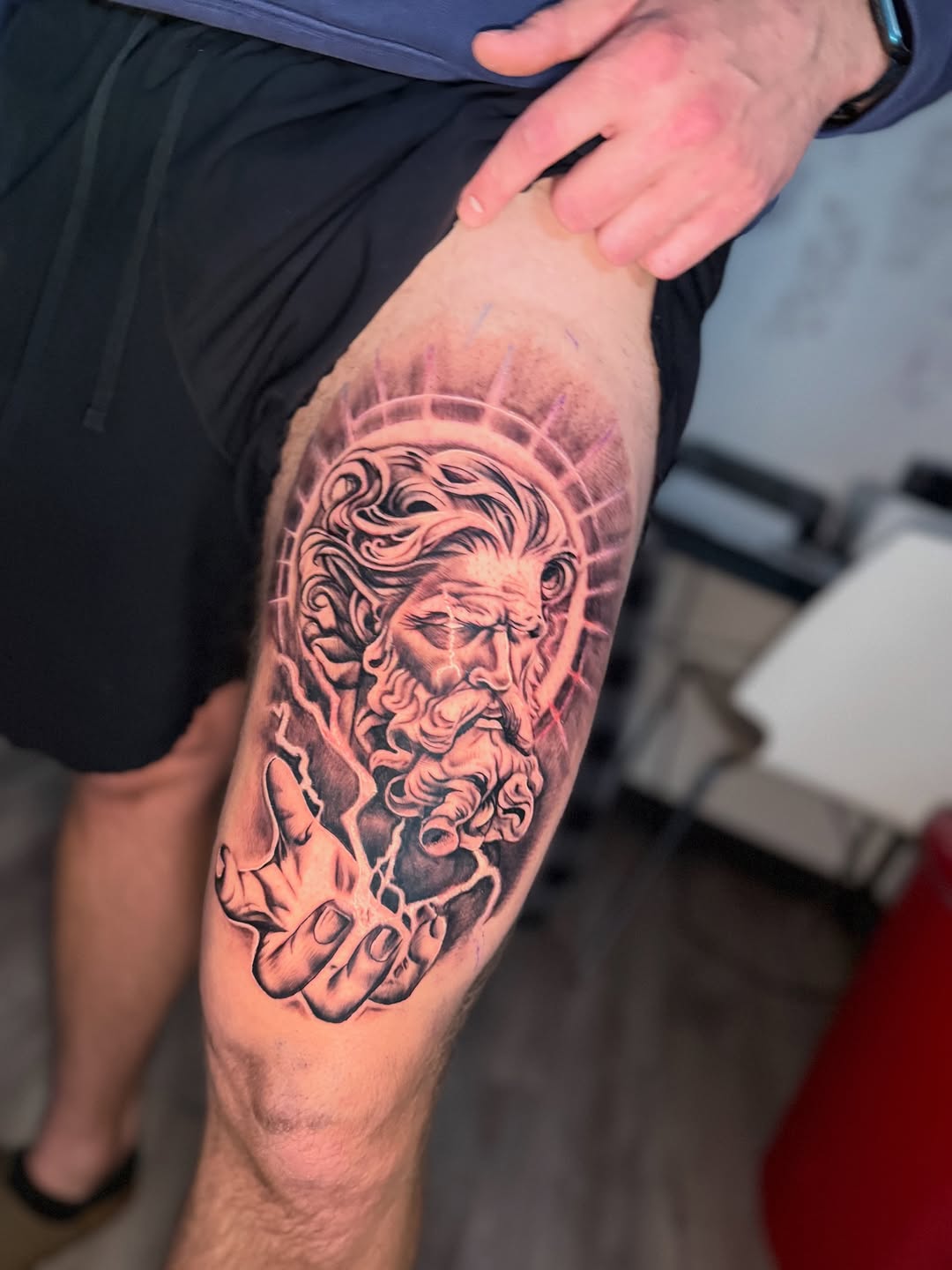 Tattoo by @societiesmenece β realism, black_and_grey